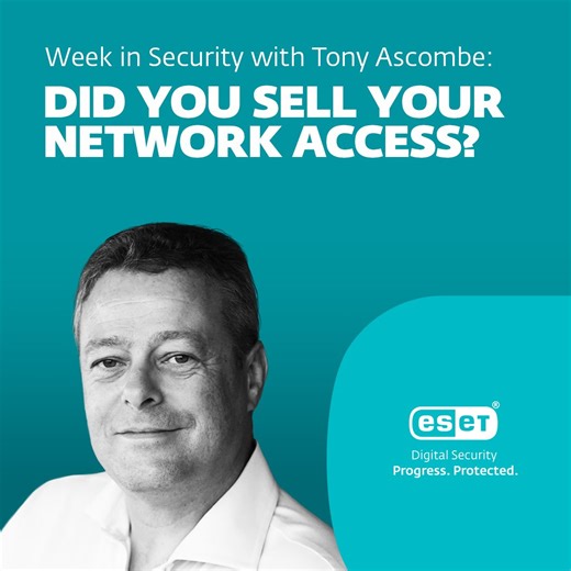 Did you mistakenly sell access to your network when you sold a decommissioned router? 📶 #ESETresearch found that, in many cases, the previously used configurations had not been wiped and that the devices still contained trivially accessible, sensitive corporate information. ▶️ Tony Anscombe will explain more in his new #WeekInSecurity video. #cybersecurity #Welivesecurity | ESET