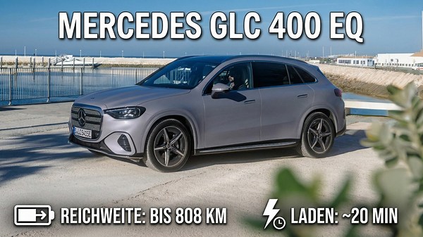 2026 Mercedes GLC 400 4MATIC EQ in Lavender Silber mit 449 PS & 800 Nm
