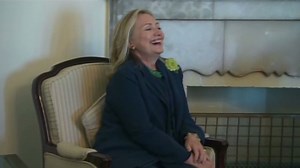 Clinton talks about Cain in Afghanistan