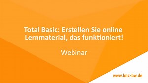 Total Basic: Erstellen Sie online Lernmaterial das funktioniert!