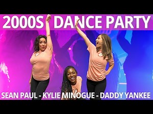 10 Min 2000s Dance Party Workout | Easy Cardio Exercises | Kylie Minogue, Daddy Yankee