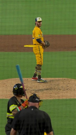 42K views · 1.3K reactions | He STRUCK OUT because he stepped out of the box  #bananaball #savannahbananas #baseballhighlights #umpire | Banana Ball | Facebook