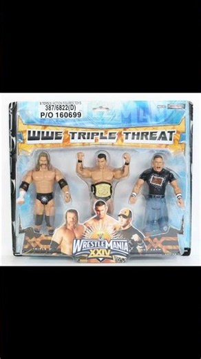 WWE Jakks Pacific Wrestlemainia 24 Triple Threat 3 Pack
