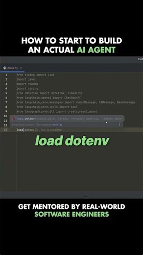 Starting our AI agent!