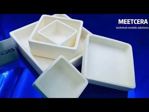 Aluminum oxide square crucible#alumina #crucible
