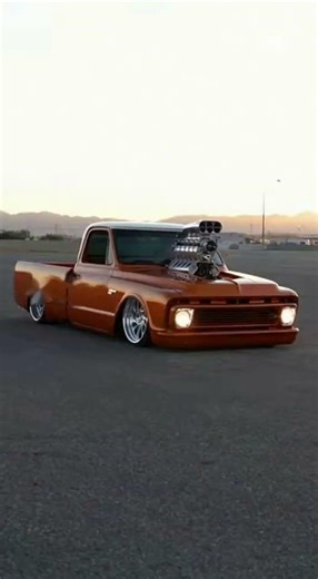 '68 C10 + Rev B Bagged Chassis + HUGE Blower LS - SEMA Burnout Truck Build