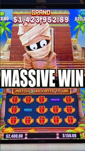 MASSIVE JACKPOT WIN $150 SPINS SHORTS