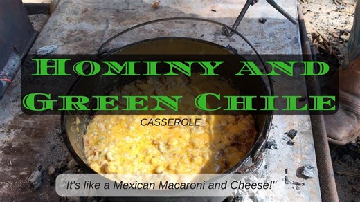 Hominy and Green Chile Casserole Recipe