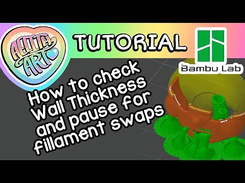 How to Check Wall Thickness for your print in Bambu Lab Studio