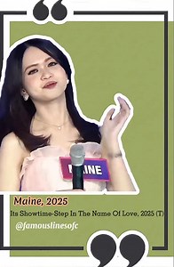 4.3K views · 24 reactions | MAINE: "I love myself so much..."  It's Showtime - Step In The Name of Love, 2025 #StepInTheNameOfLove | #Maine | #FamousLines | Famous Lines | Facebook