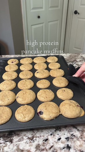 Kid-Friendly High Protein Pancake Muffins Recipe