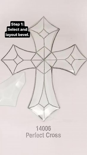 3.2K views · 59 reactions | See how easy it is to turn a bevel cluster into a panel. #StainedGlass #Bevel #BevelSale #BeCreative | Delphi Glass | Facebook