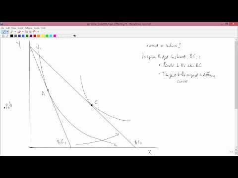 Intermediate Microeconomics: The Income Effect and the Substitution Effect