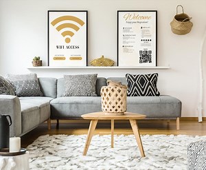 Editable Airbnb Welcome Kit: House Rules, Wifi Sign (canva Template - Digital Download) - Etsy