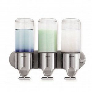 simplehuman Triple Shampoo and Soap Dispenser