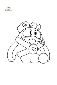 Brawl Stars Squeak coloring page ♥ Online and Print for Free!