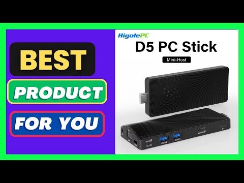 Higole D5 PC Stick Fanless Mini PC Intel Pentium N4200 Windows