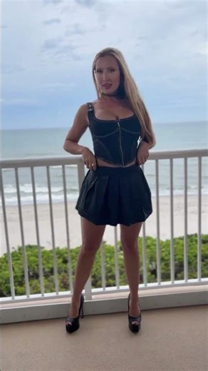 Faux Leather Siren: High-Waisted Pleated Mini Skirt #fashion