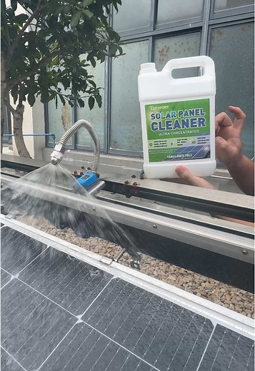 Innovative Fully Automatic Solar Panel Cleaning System