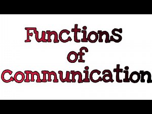 Functions of communication.|| Use of communication. || what is communication definition?