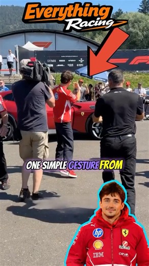 The Sweetest Charles Leclerc Moment at Austria #charlesleclerc #f1shorts #austriangp