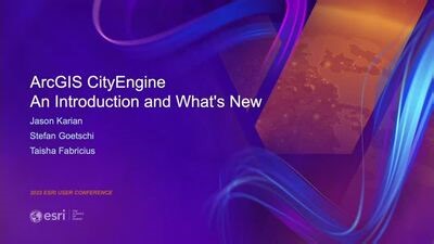 ArcGIS CityEngine: An Introduction and What's New