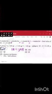 + stands for ×,- stands for ÷, × stands for +, ÷ stands for- then the value of 12-3+5×20 is