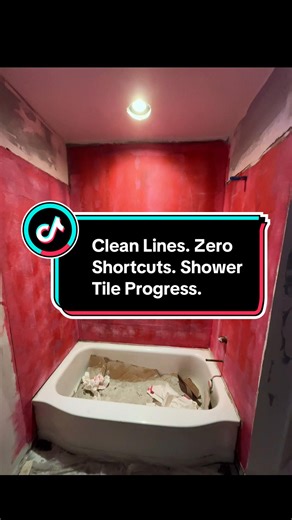 Progress check over at the Milton Project 👇 Black 12x24 shower tile going up—tight lines, clean layout, and no rushed work. This is the part most people don’t see: layout decisions, cuts, leveling, and patience. Anyone can stick tile to a wall—quality is in the details. Built with intent. Built to last. Built By Giampiero — a Precision Build Pros brand. If you’re watching closely, you already know why this matters. 🔨🚿 #BuiltByGiampiero #PrecisionBuildPros #ShowerTile #TileWork #BathroomRemode