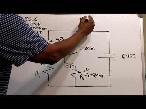 PNP Transistor S8550, LED 20 milliamp Constant Current Source!
