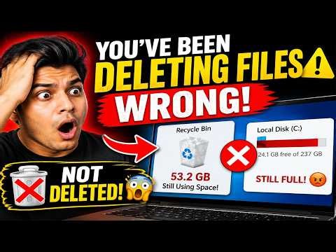 Stop Deleting Files Like This on Windows ❌