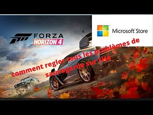 COMMENT REPARER TOUS LES BUG DE SAUVEGARDE SUR FORZA HORIZON 4