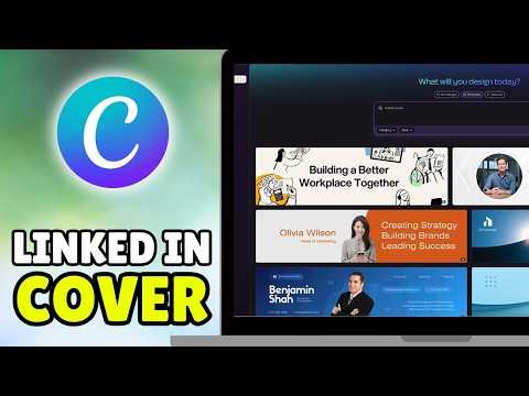 How To Make LinkedIn Cover Photo In Canva (2026) - Create LinkedIn Background Image In Canva