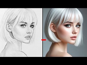 Perfectly proportioned portraits from the very first strokes — the Loomis formula