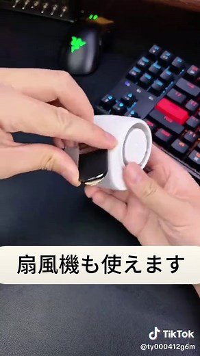 屋外の腰のファンを掛けて、両手を解放して、超強力な持続時間です。挟めば使えますし,携帯も充電できます#腰掛け扇風機 #ファン #戸外のよい物です #戸外のよい物です #KAKA