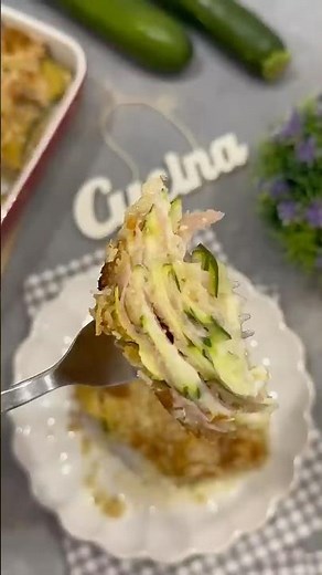 #sformato di #zucchine #prosciuttocotto e #formaggio #cucinafacile #food #cucina #ricette #recipe