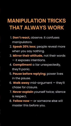 8 Psychological Manipulation Tricks That Always Work | Human Psychology Secrets