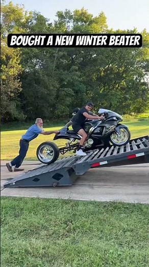 Finally got my stretched hayabusa 😇 #streetbike #hayabusa