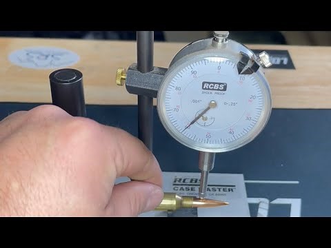 Measuring bullet and case runout