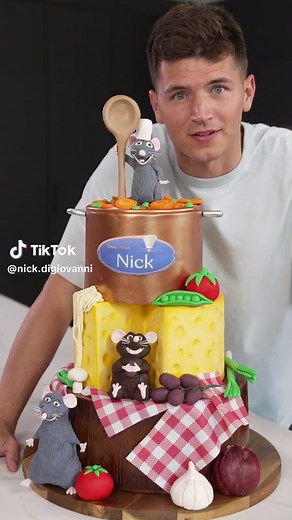 TikTok Ratatouille Birthday Cake Ideas
