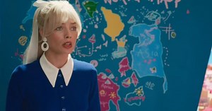 Studio defends Barbie film's world map as 'child-like'