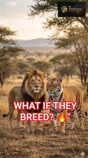 Can a Lion and Tiger Breed? 🦁🐯 (5 Shocking Hybrids!) #Shorts
