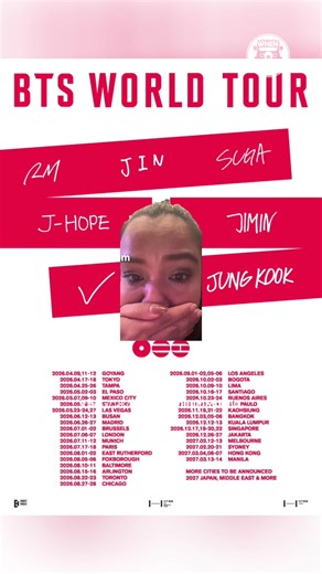 HERE WE GO!!!!!!! BigHit announced the BTS World Tour schedule on Weverse!!!!!! MANILA IS PART OF THE TOUR AAACKKKK!!! Let’s get ready ARMYs!!!!! 💜💜💜 📸: Weverse #btsworldtour