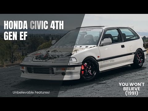 B16 SWAP MONSTER! Building a 90s Time Attack EF Civic Hatchback (Full Restoration)
