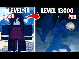 Noob to Max Level Using Strongest Shinobi (MADARA) in Sailor Piece Roblox..