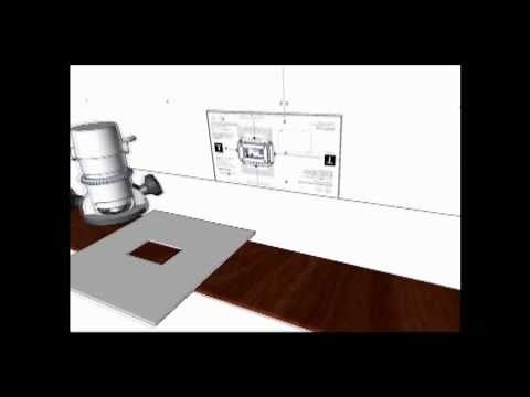 TRUFIG flush mount installation video - for wood wall surfaces