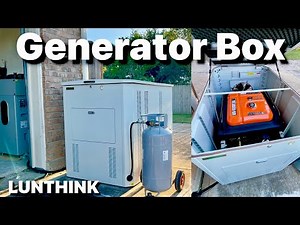 LUNTHINK Heavy-Duty Generator Enclosure with Vent Kit Internal Size 45x35.9x41 for 18000W Generators