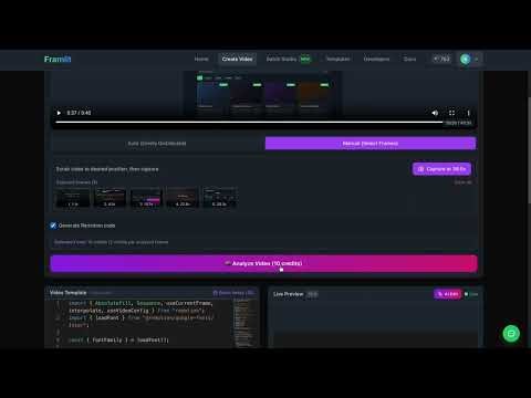 Framlit: From images to motion graphics (and fix the code) | Teaser #3
