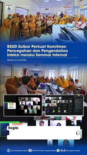 RSUD Sulbar Perkuat Pencegahan Infeksi dan Keselamatan Pasien melalui Seminar Internal