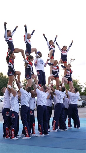 19K views · 78 reactions | FINALS FRIDAY: competition times for our premier teams! Live stream is free on cheerunion.org or the Olympic channel. #USACheer #goldstandard | USA Cheer | Facebook