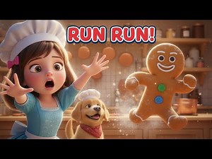 The Gingerbread Man Song 🍪 | Fairy Tales and Nursery Rhymes For Kids